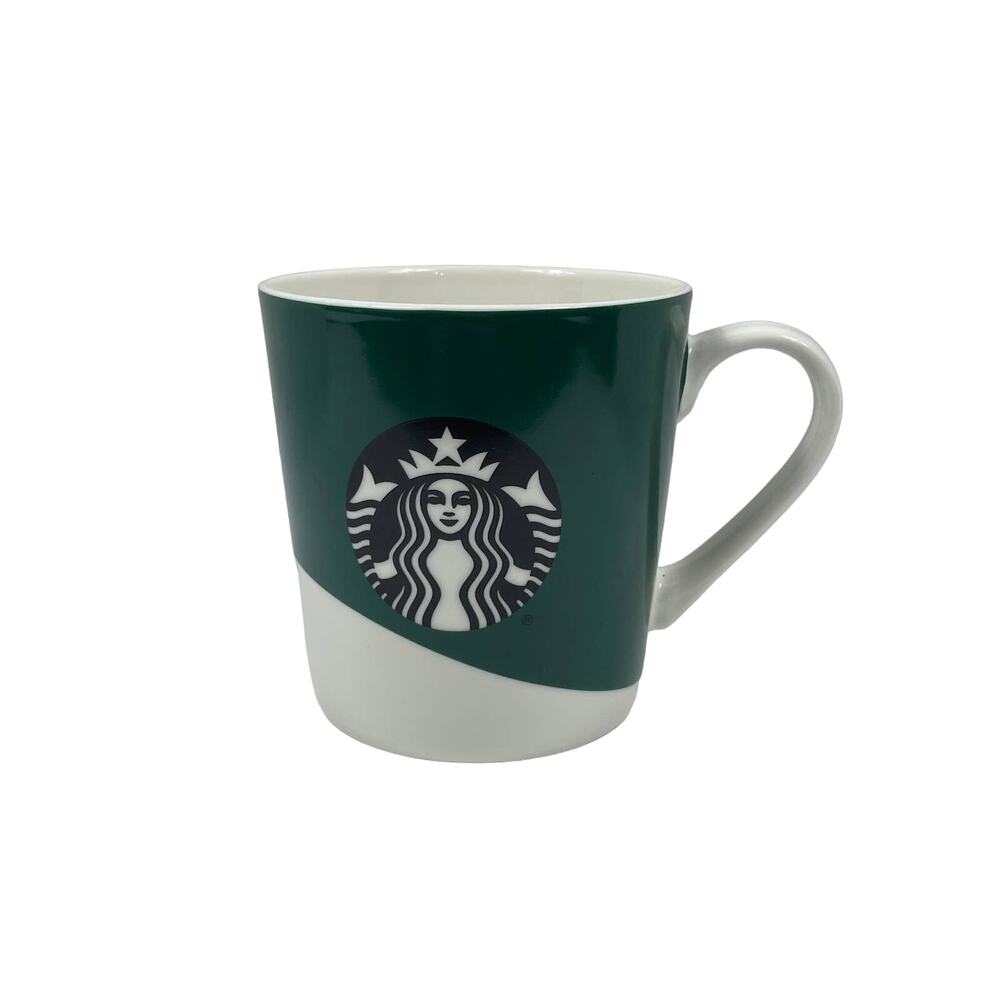 Starbucks 18oz Mermaid Siren Split Green White Black Mug